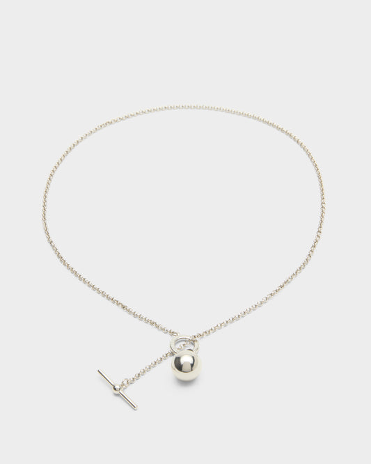 Fob and Ball Necklace