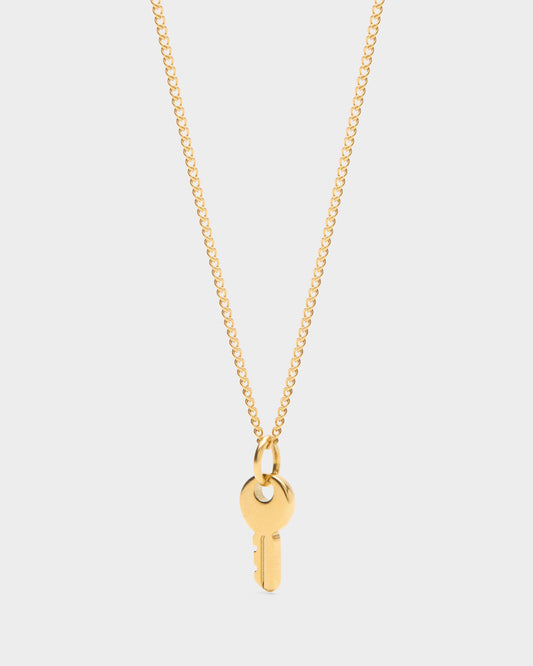 Padlock Key Necklace Women