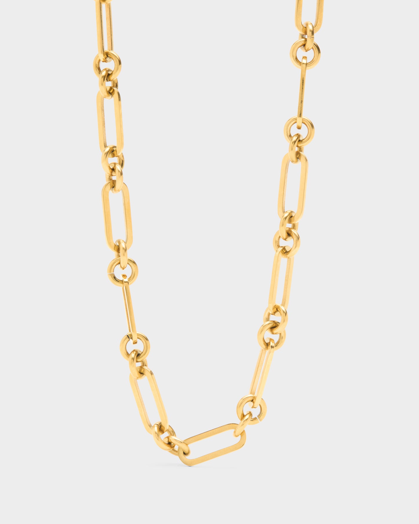 Modern Knot Gold Necklace Women