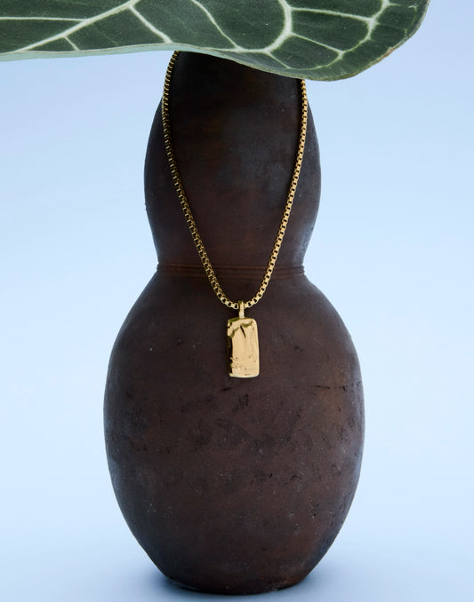 Molten Rectangular Charm Women