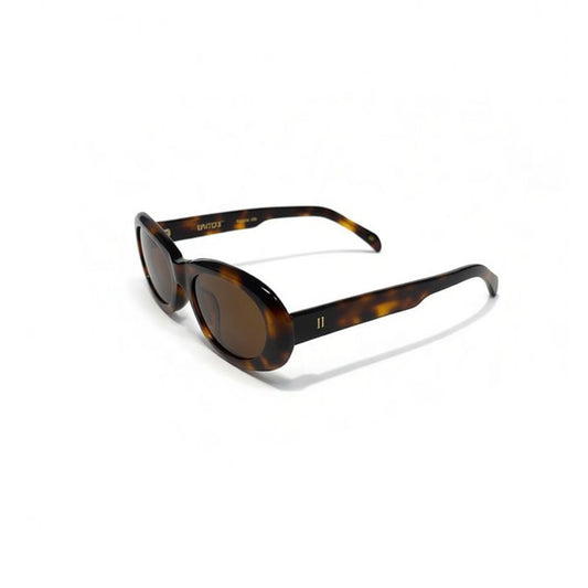 Round 50s Tortoise Frame with Brown Lens