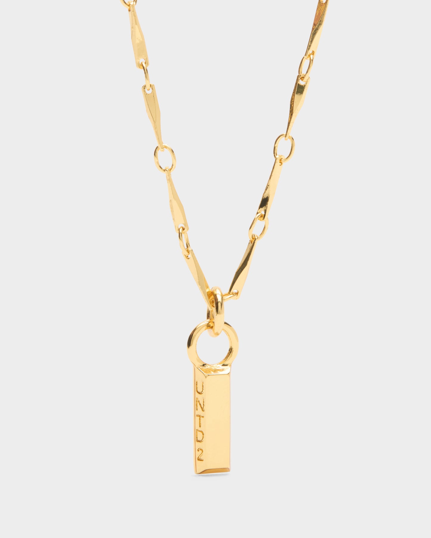 Mini UNTD2 Dog Tag Necklace Men