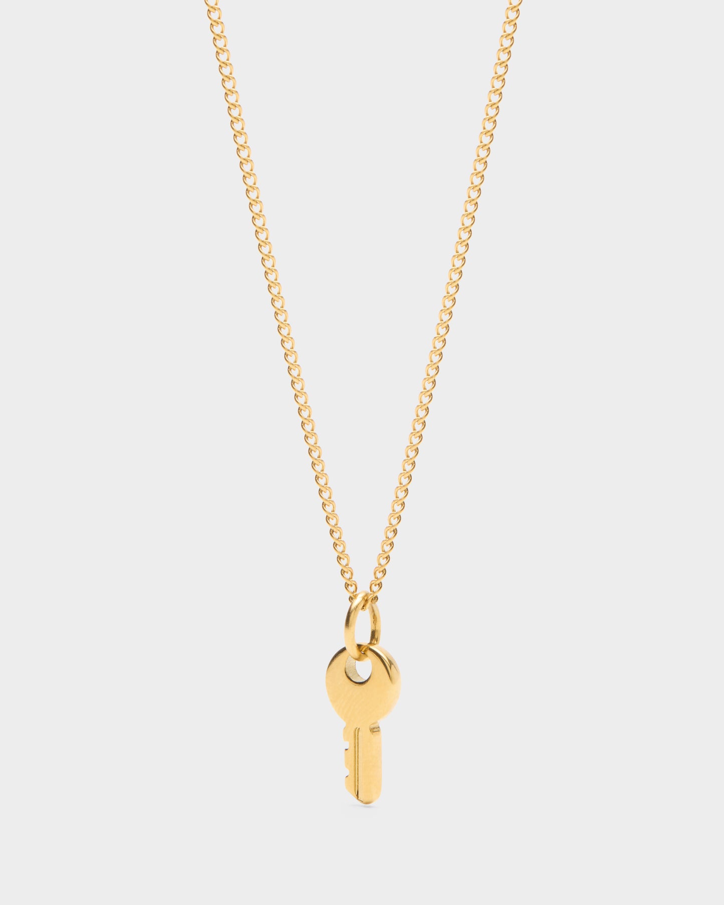 Padlock Key Necklace Men