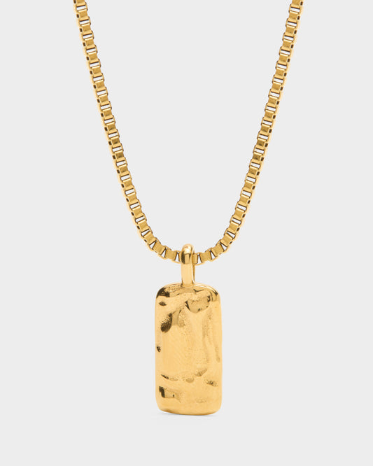 Molten Rectangular Charm Men