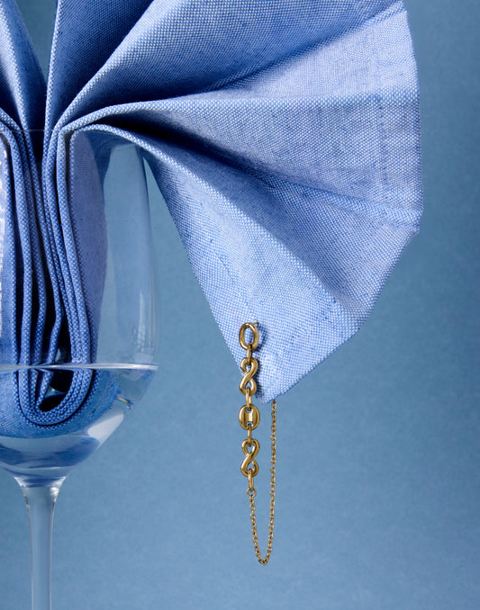 Infinity Front and Back Earrings