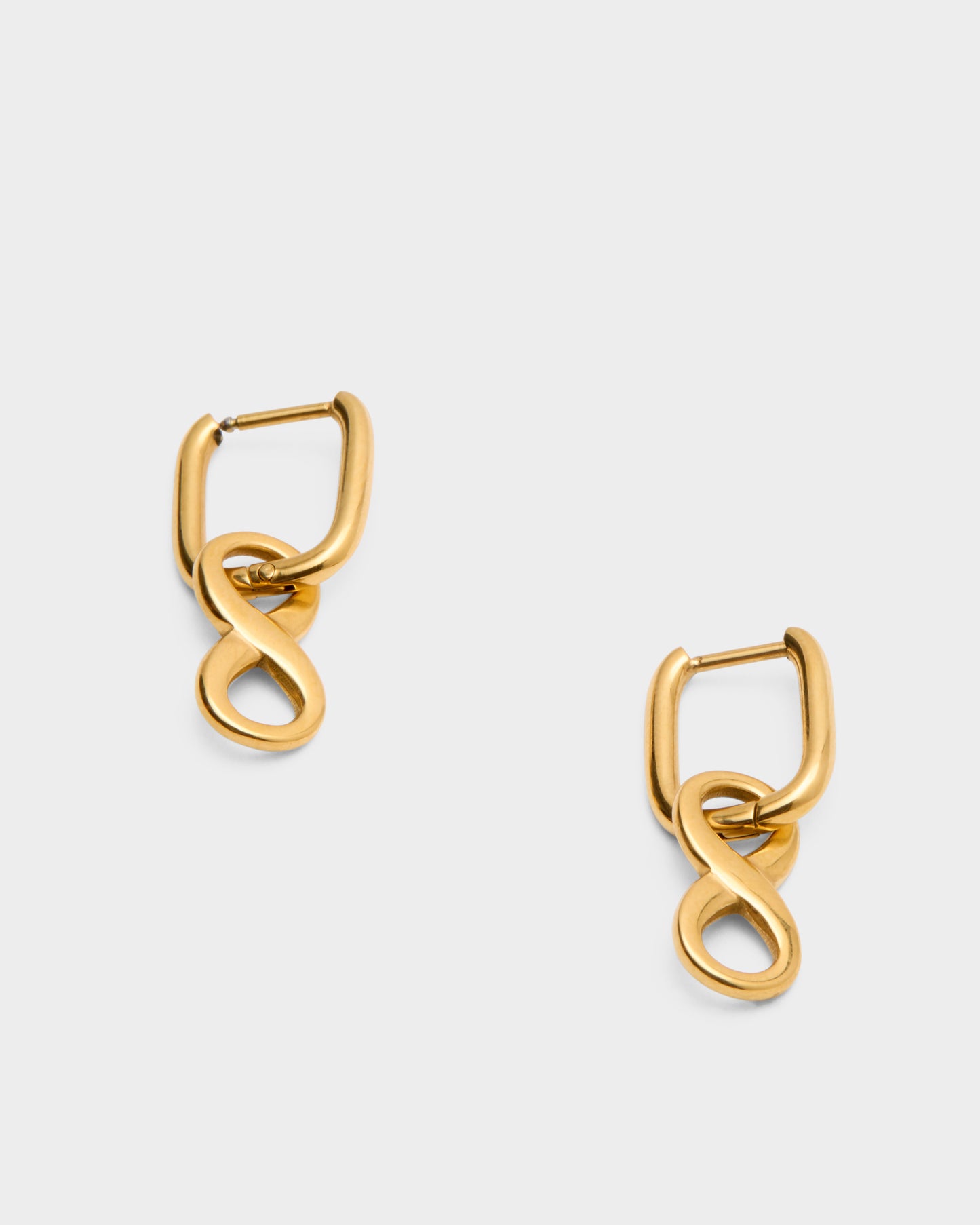 Infinity Statement Hoop Earrings