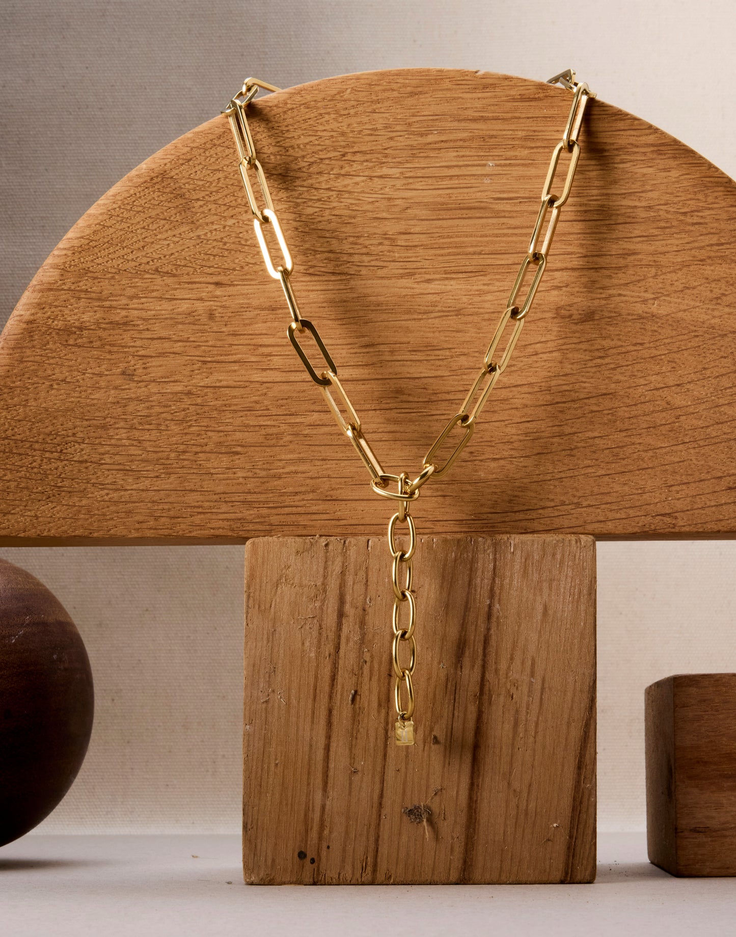 Paperclip Chain Necklace Women