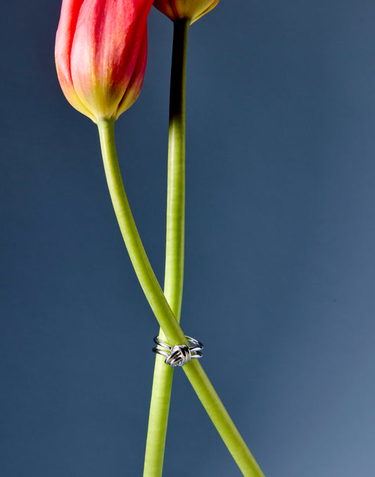 Knot Double Ring