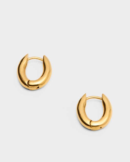 Split Tube Hoop Earrings