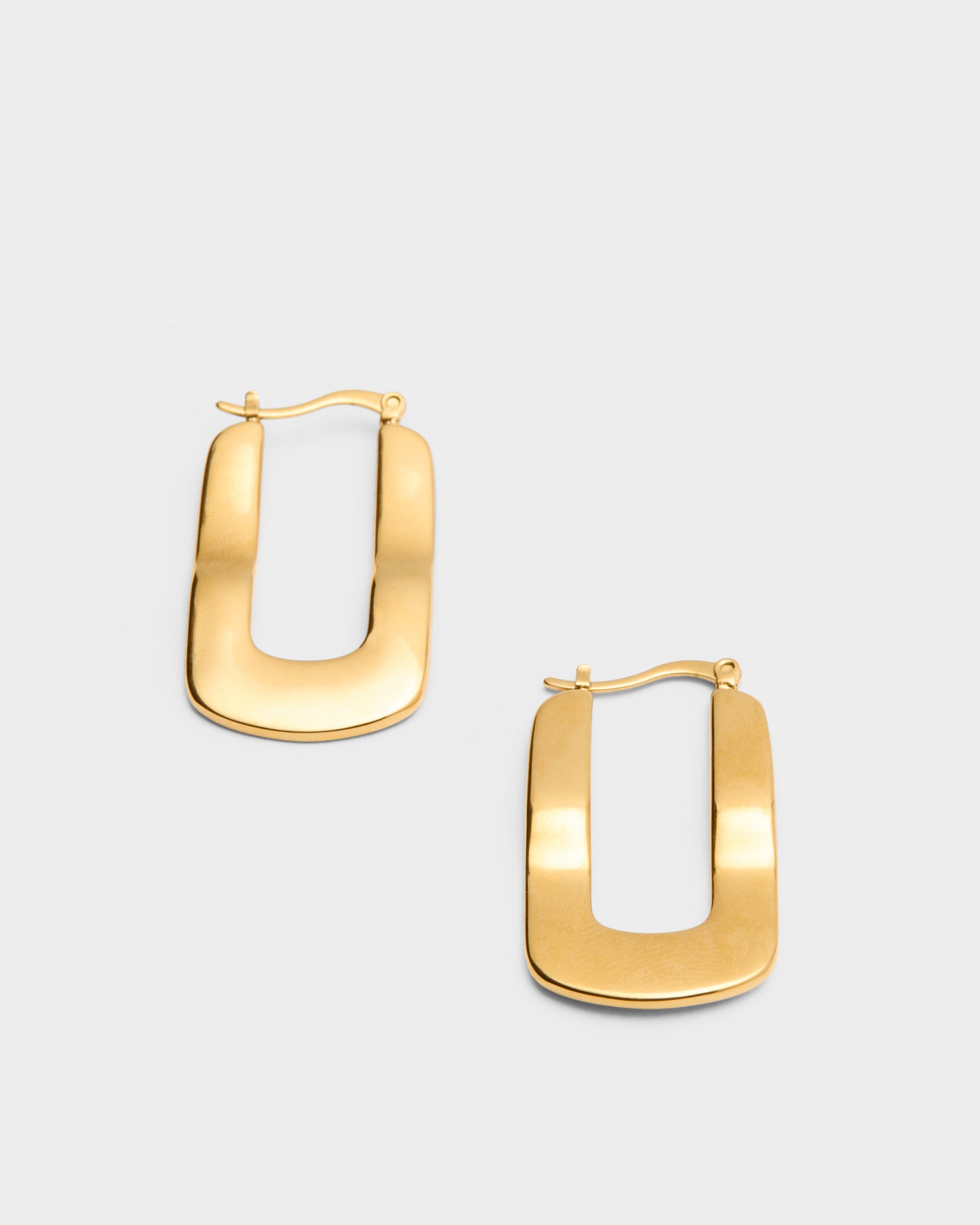 U Shape Hoop Earrings