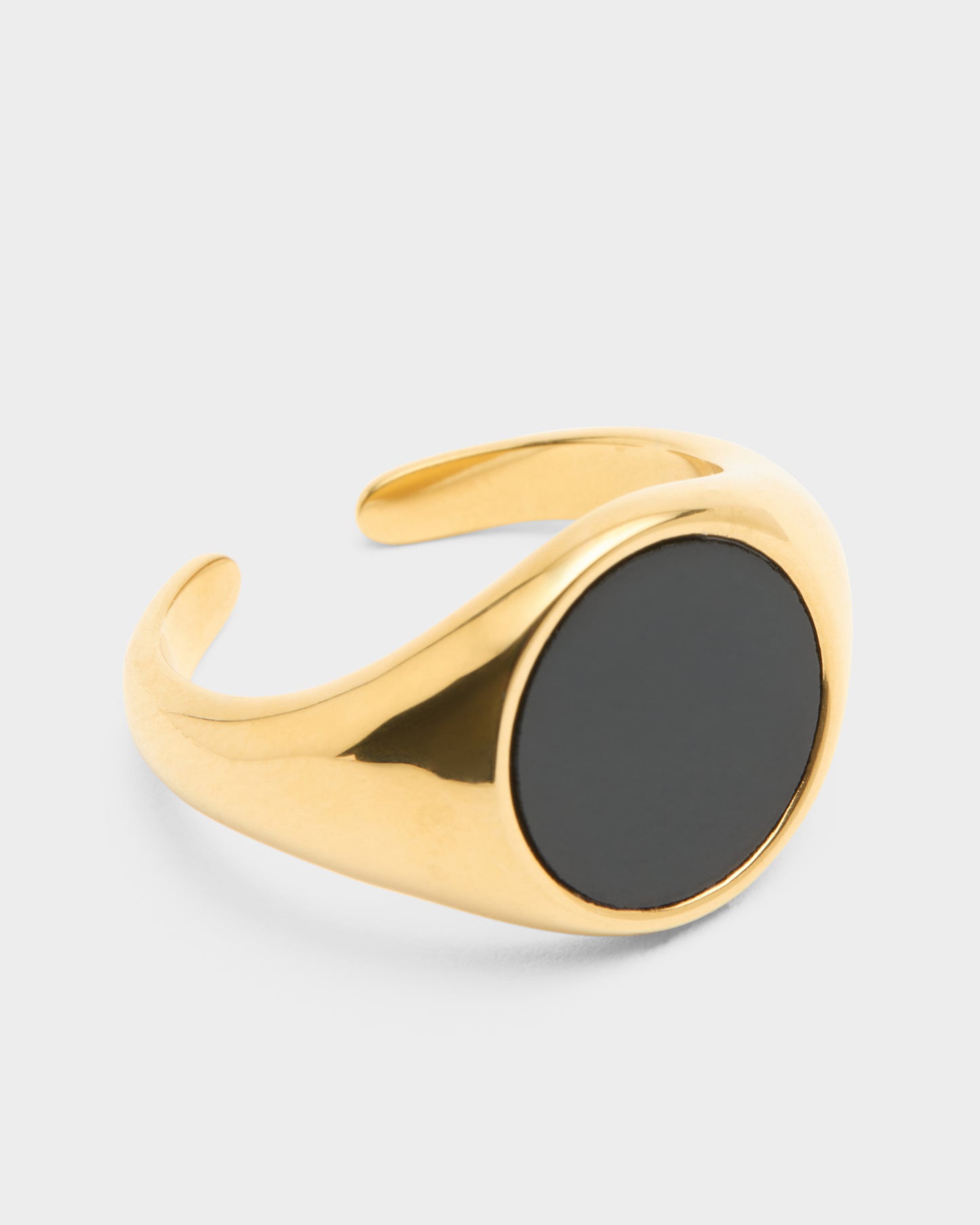 Stone Signet Ring - Womens