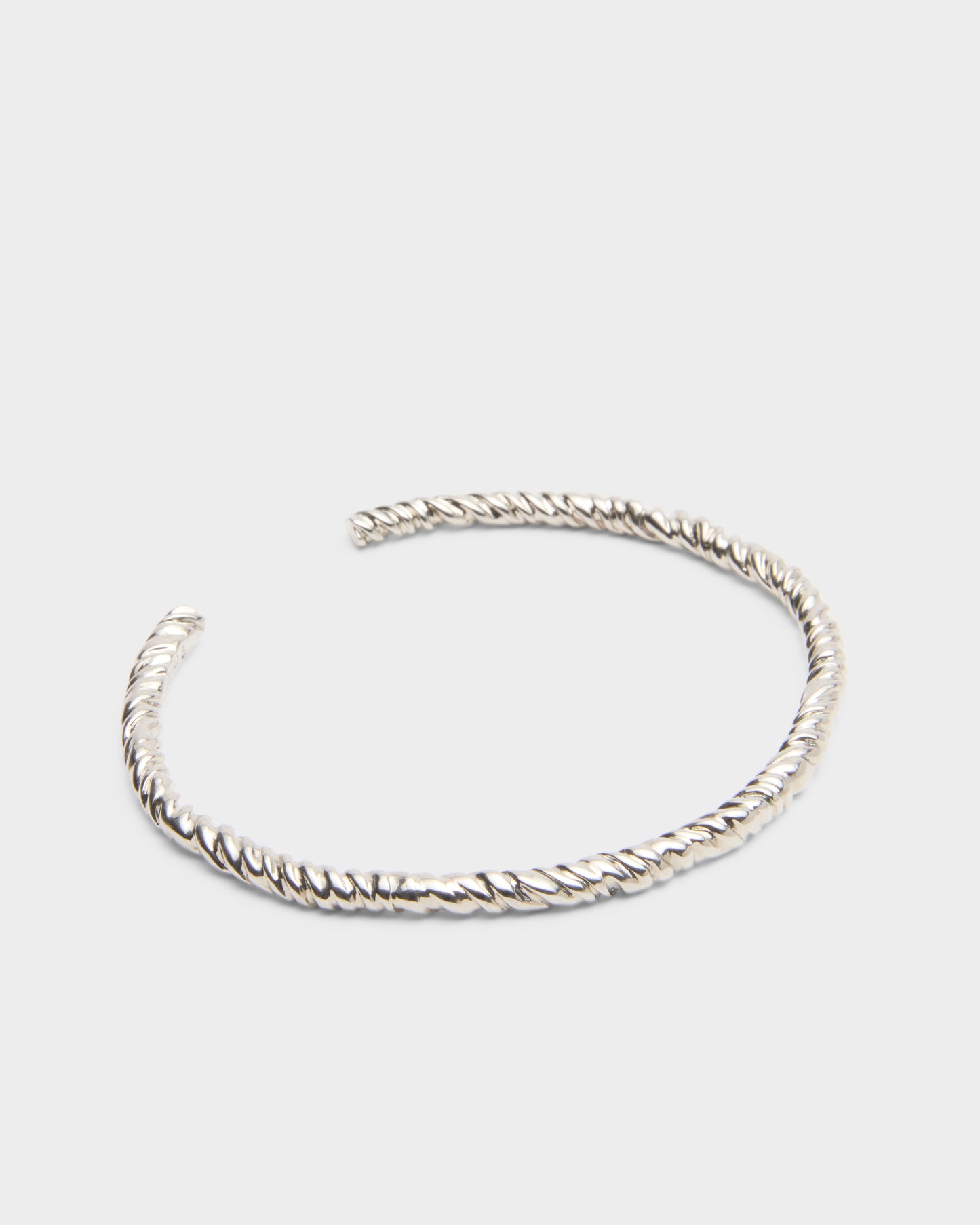 Organic Molten Silver Bracelet