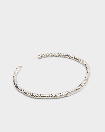 Organic Molten Silver Bracelet