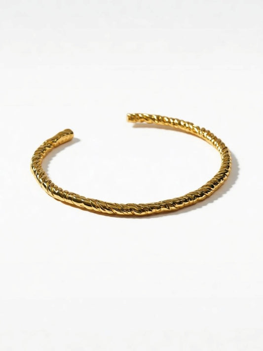 Organic Molten Gold Bracelet