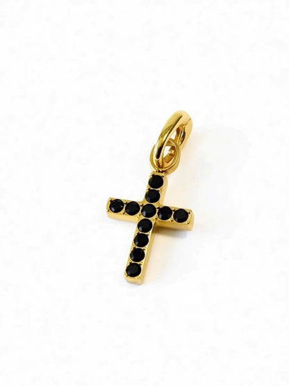 Cross with Stones Charm Women