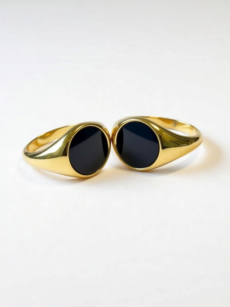Stone Signet Ring - Mens