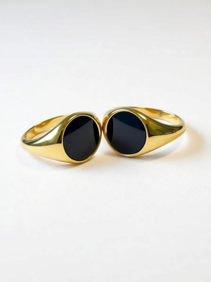 Stone Signet Ring - Mens