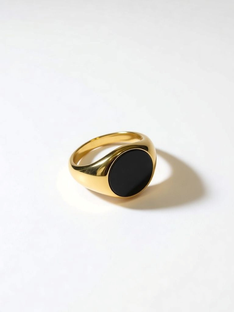 Stone Signet Ring - Mens