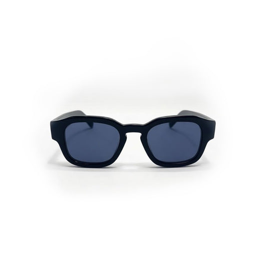 JFK 60s Black Frame with Blue Lens Mens