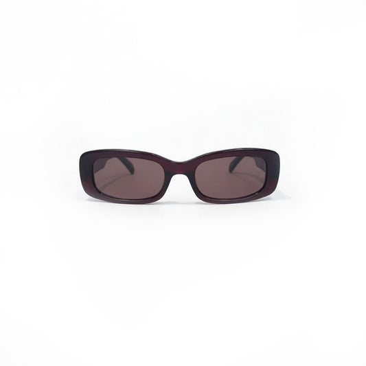 Oval 60s Burgundy Frame with Burgundy Lens Mens