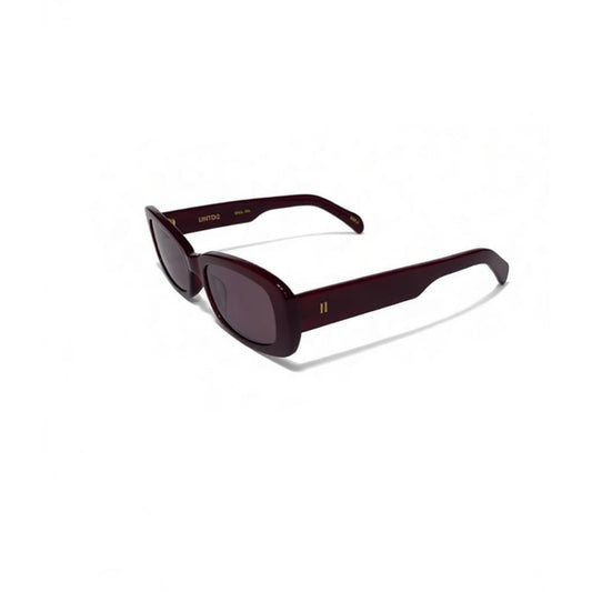 Oval 60s Burgundy Frame with Burgundy Lens Mens