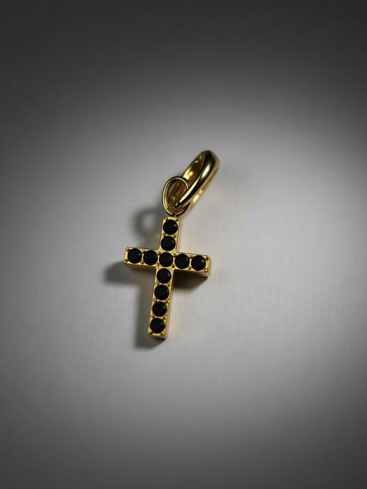 Cross with Stones Charm Women