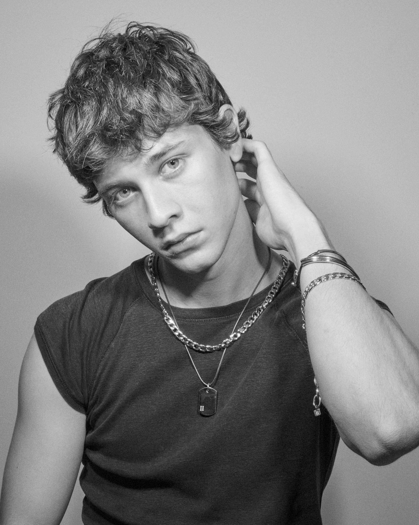 Roman II Pendant On Waxed Cord Necklace Women